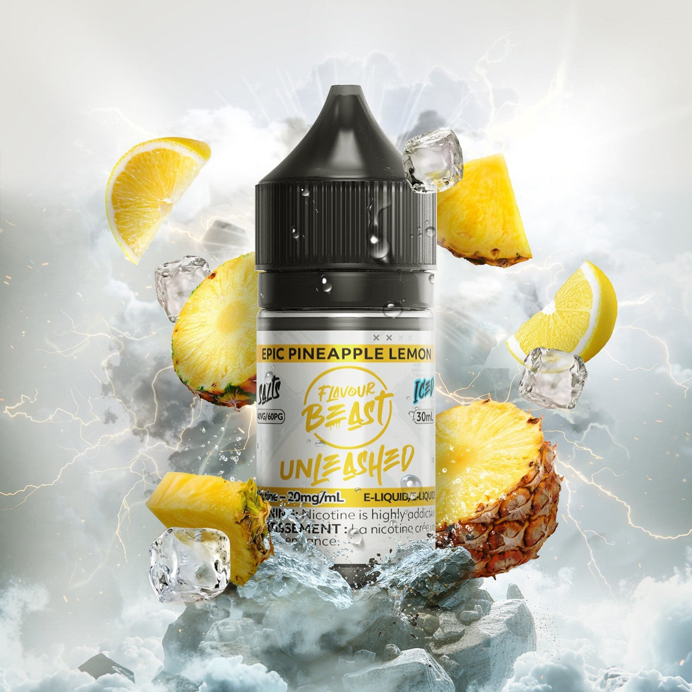 EPIC PINEAPPLE LEMON FLAVOUR BEAST 30mL salt nic e-liquid
