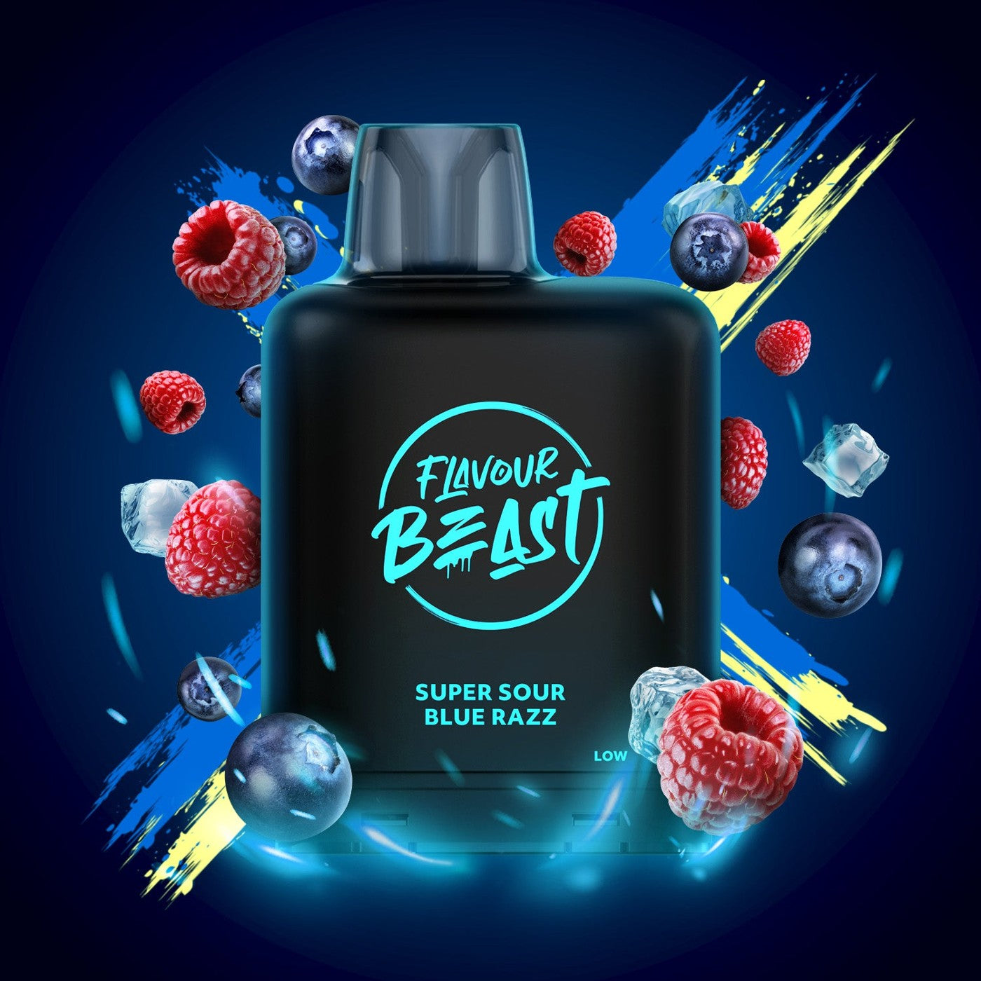 SUPER SOUR BLUE RAZZ ICED LEVEL X BOOST G2 32K POD pod