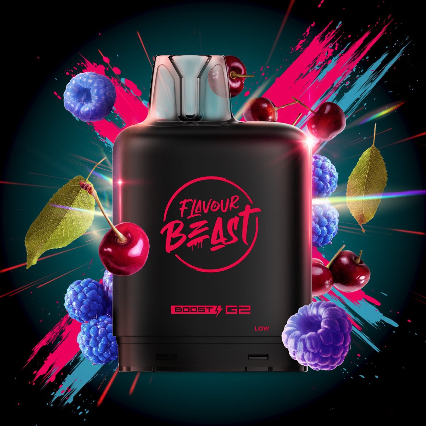BLUE RASPBERRY CHERRY LEVEL X BOOST G2 32K POD pod