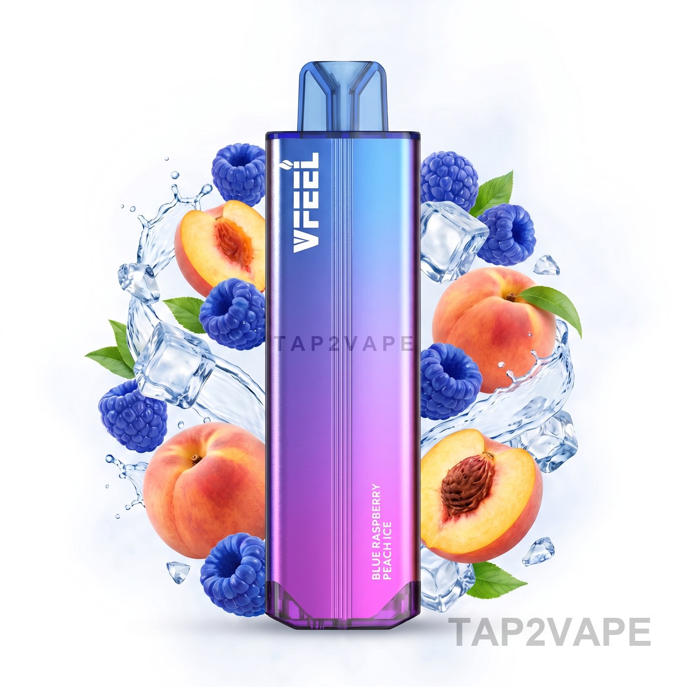 BLUE RASPBERRY PEACH ICE VFEEL V1 6K