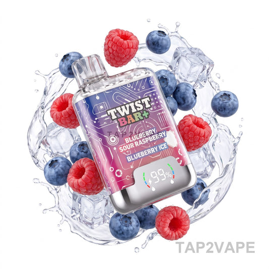BLUEBERRY SOUR RASPBERRY + BLUEBERRY ICE TWIST BAR+