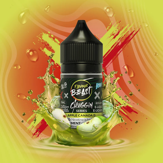 CHUGGIN APPLE CANADA D (ICED) FLAVOUR BEAST 30mL salt nic e-liquid