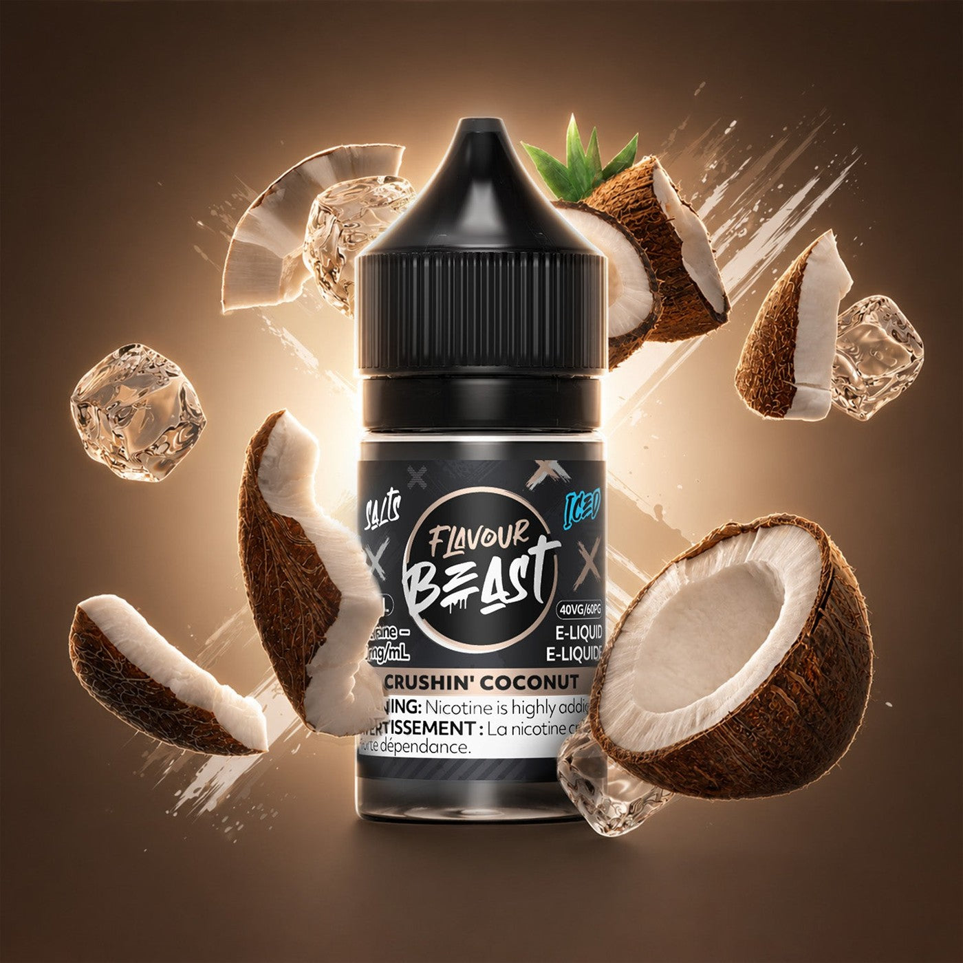 CRUSHIN' COCONUT ICED FLAVOUR BEAST 30mL salt nic e-liquid