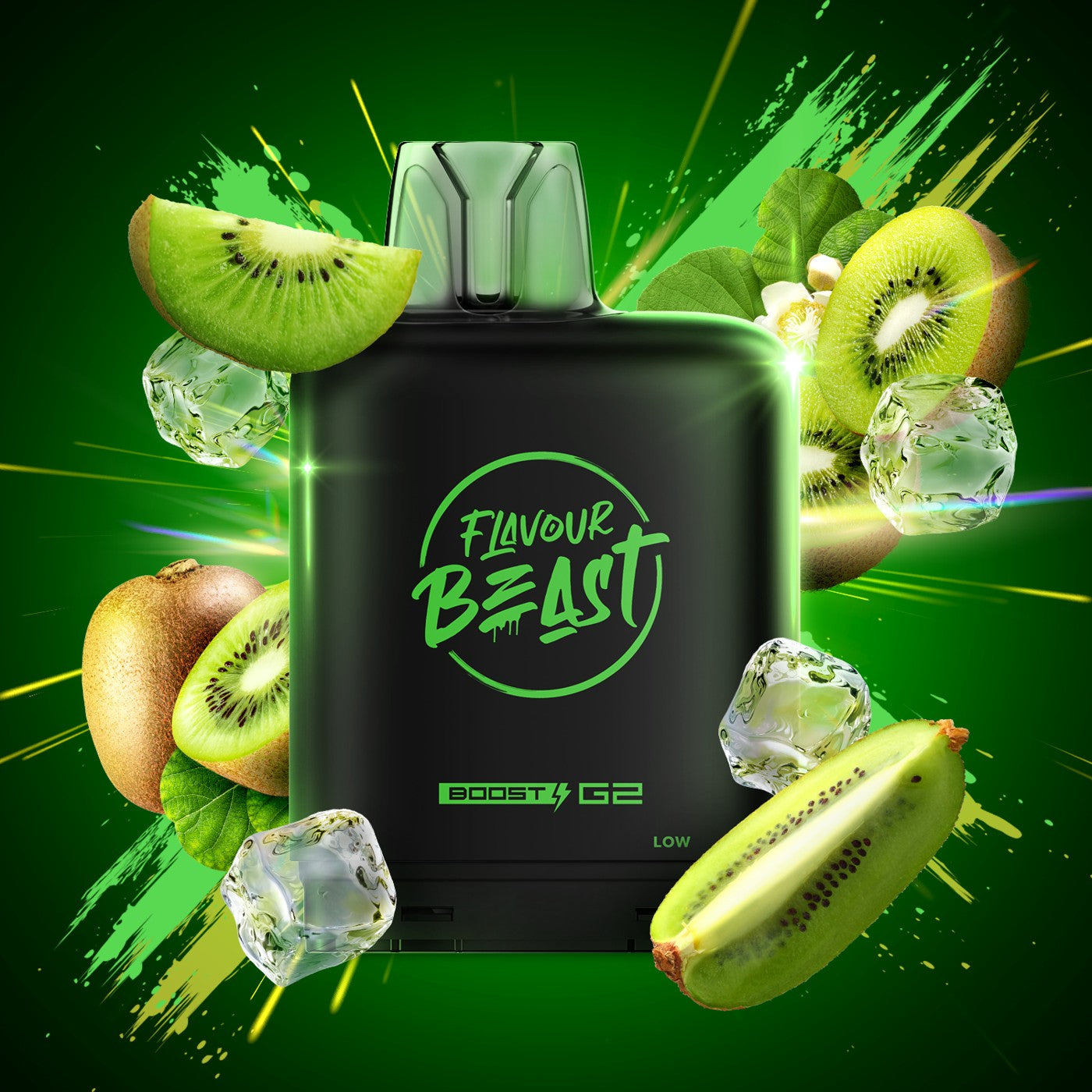 DOPE DOUBLE KIWI LEVEL X BOOST G2 32K POD pod