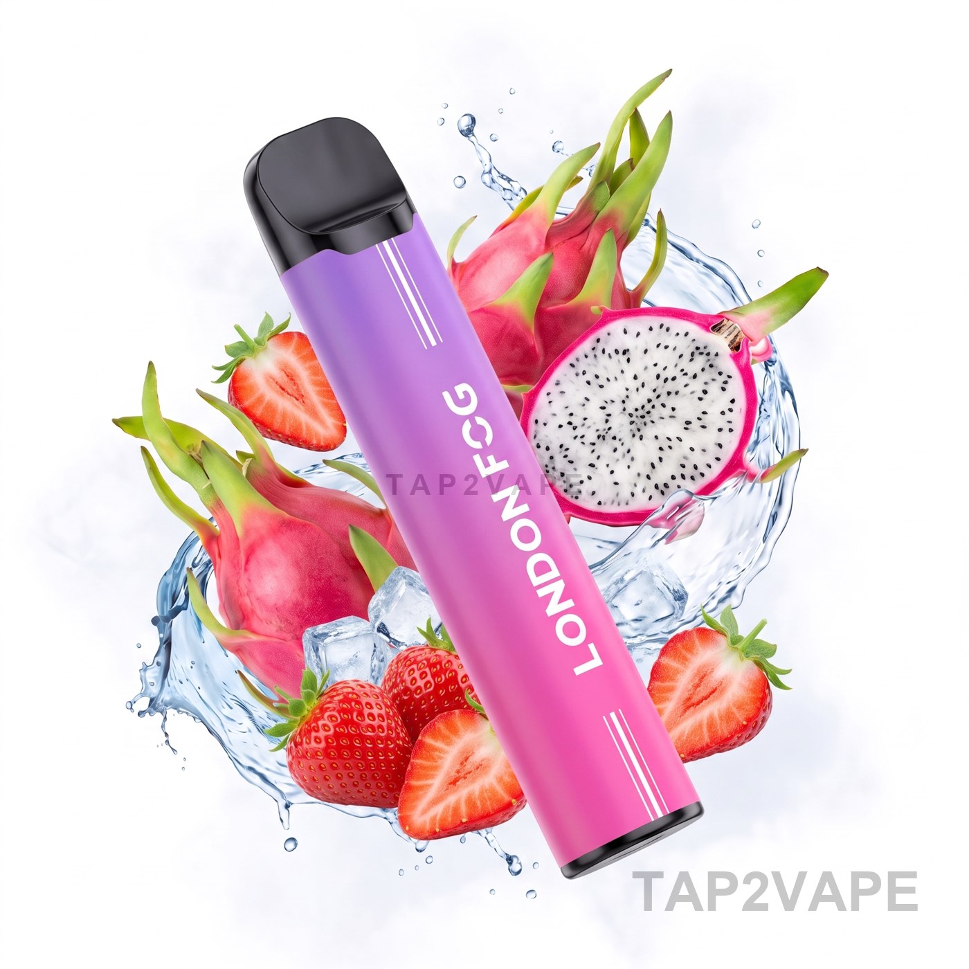 DRAGONFRUIT STRAWBERRY ICE LONDON FOG