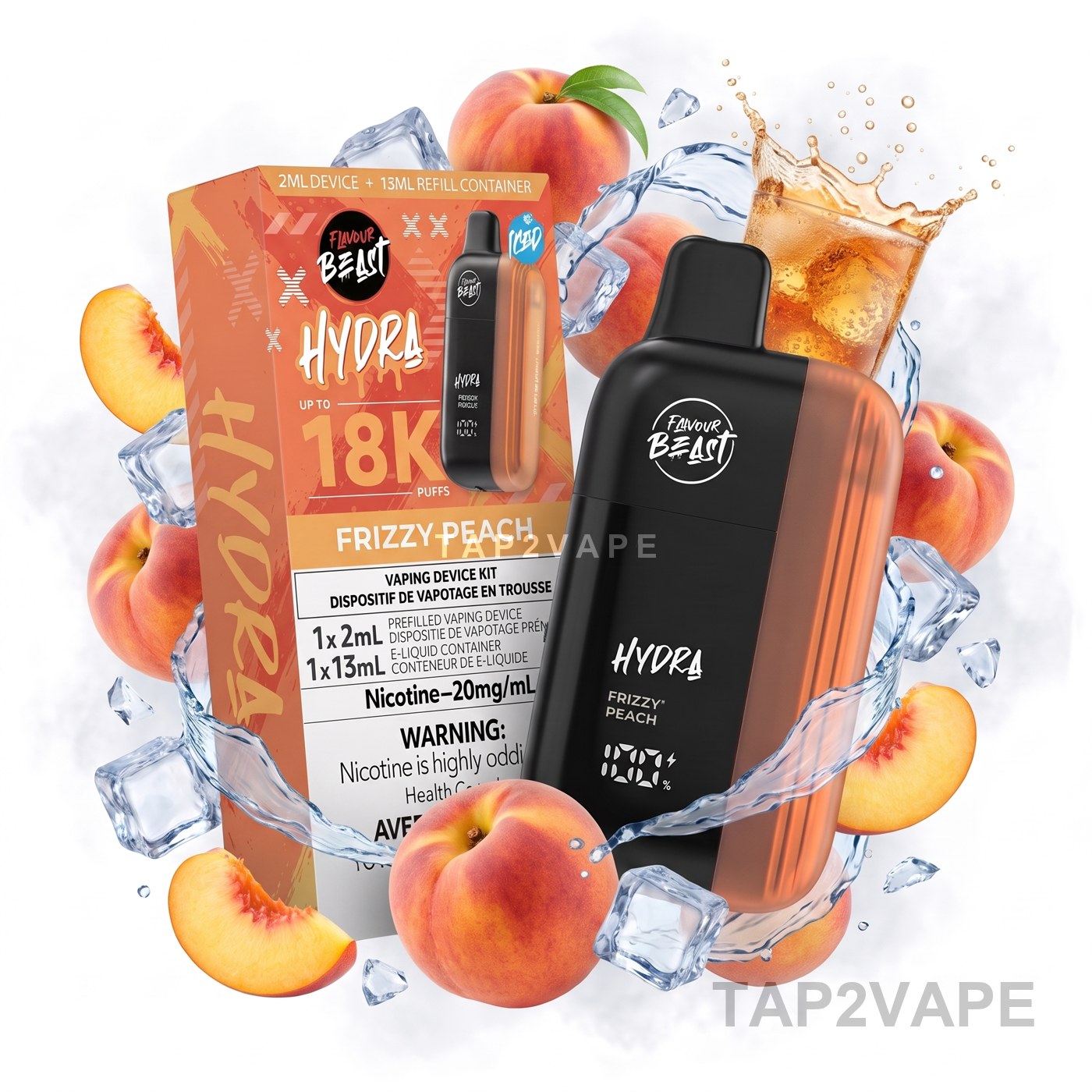 FRIZZY PEACH FLAVOUR BEAST HYDRA