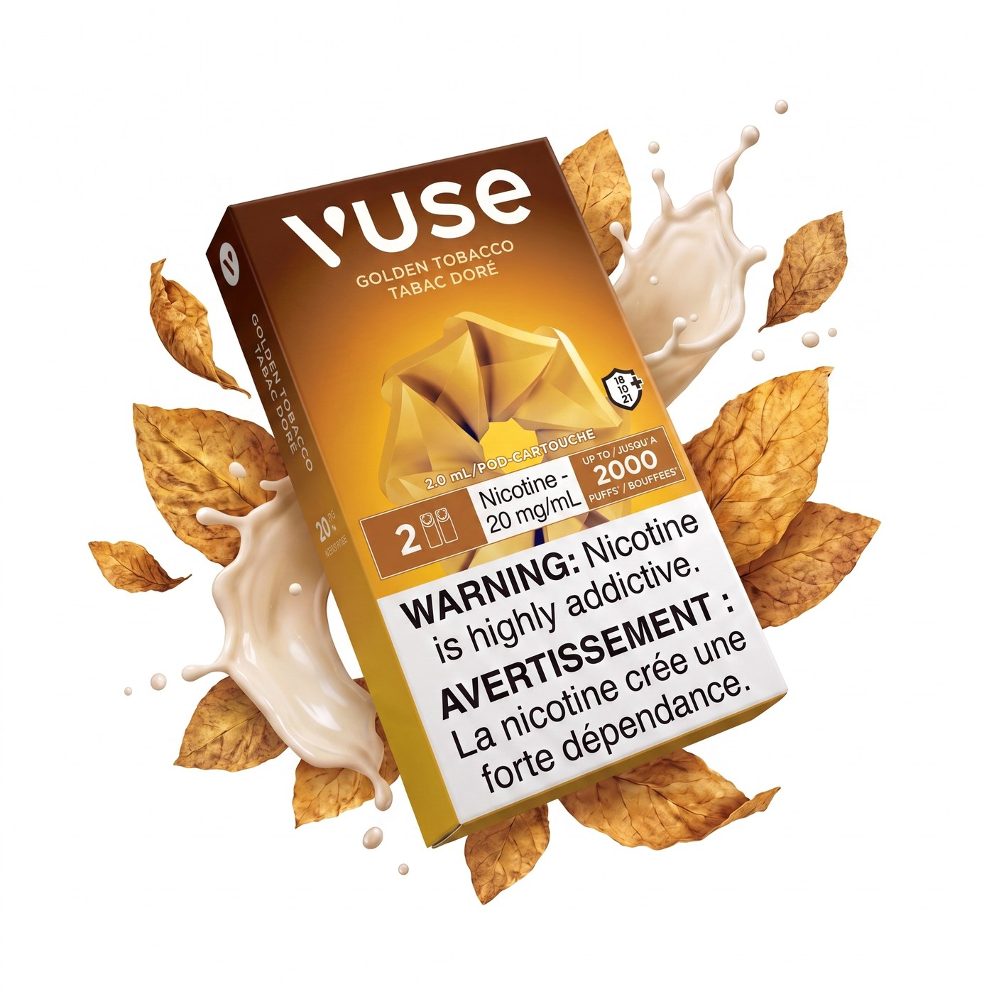 GOLDEN TOBACCO VUSE POD PACK