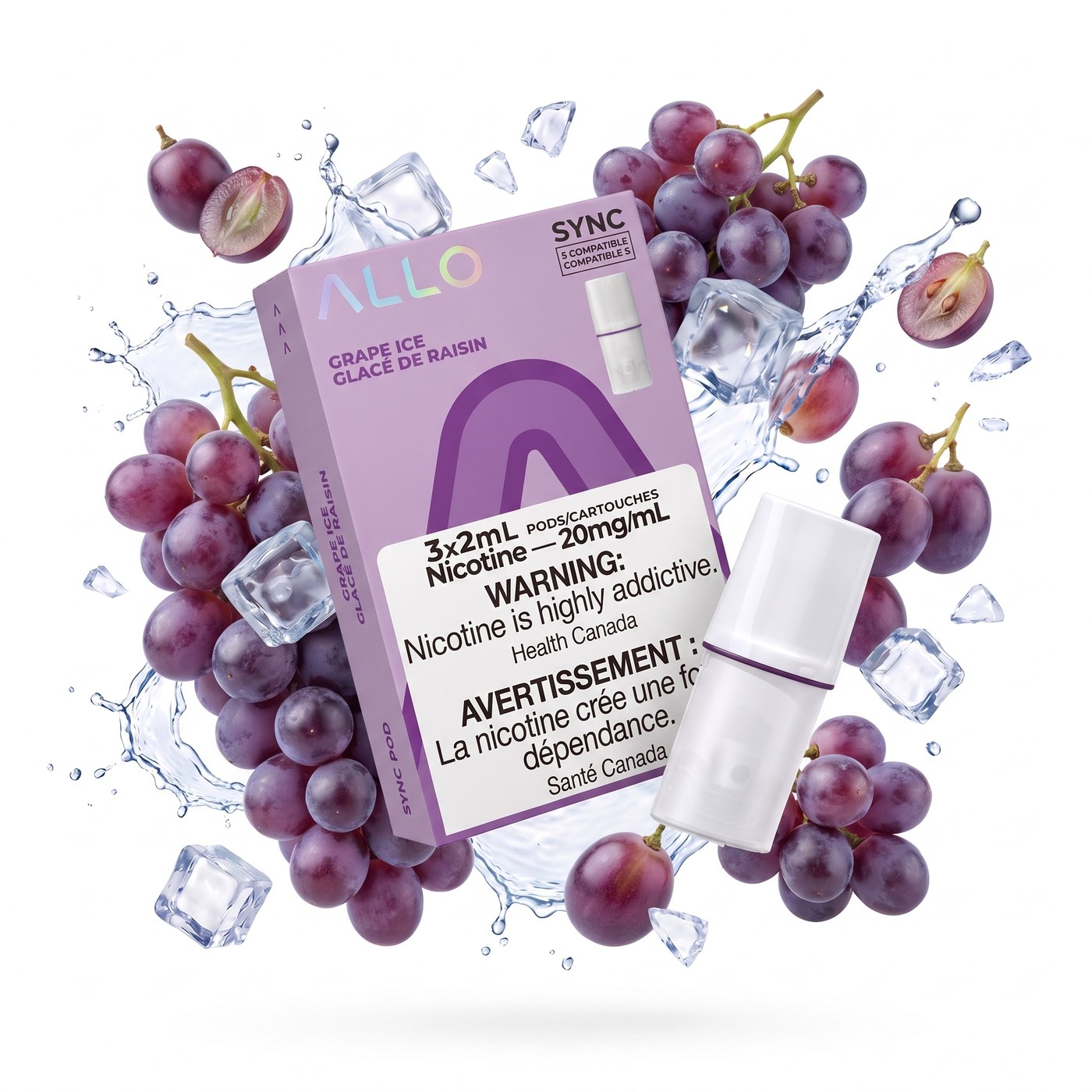 GRAPE ICE ALLO SYNC POD PACK