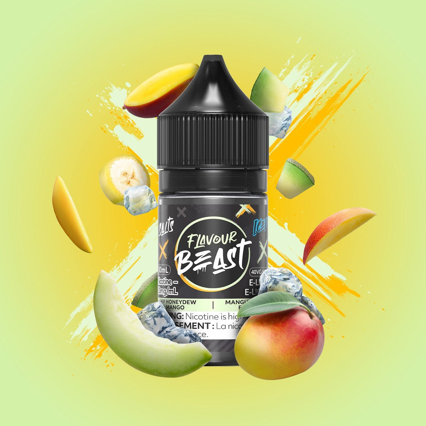 HIP HONEYDEW MANGO ICED FLAVOUR BEAST 30mL salt nic e-liquid