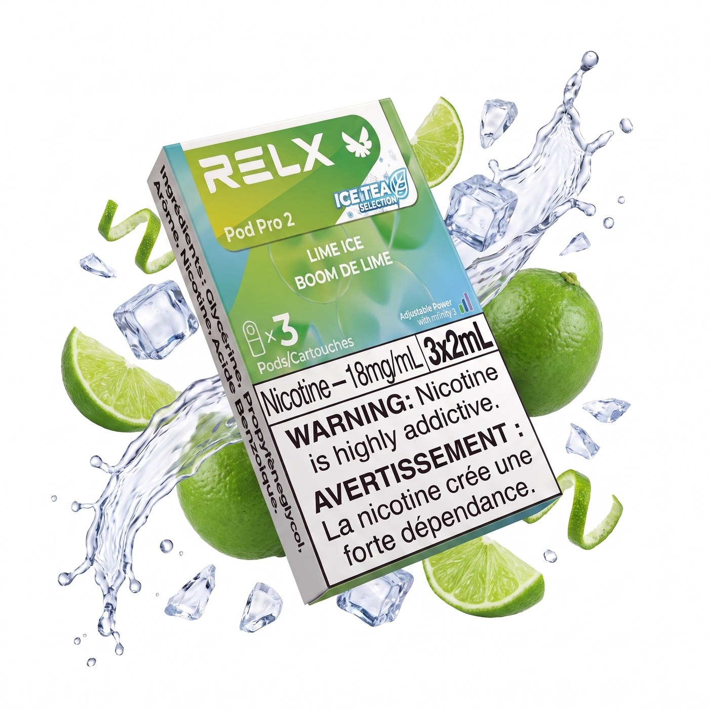 LIME ICE RELX PRO 2 POD PACK