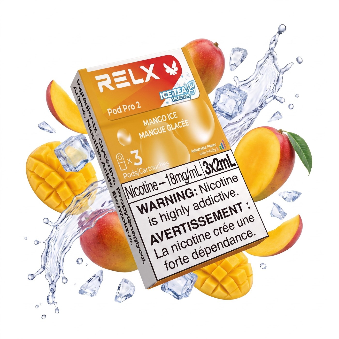 MANGO ICE RELX PRO 2 POD PACK