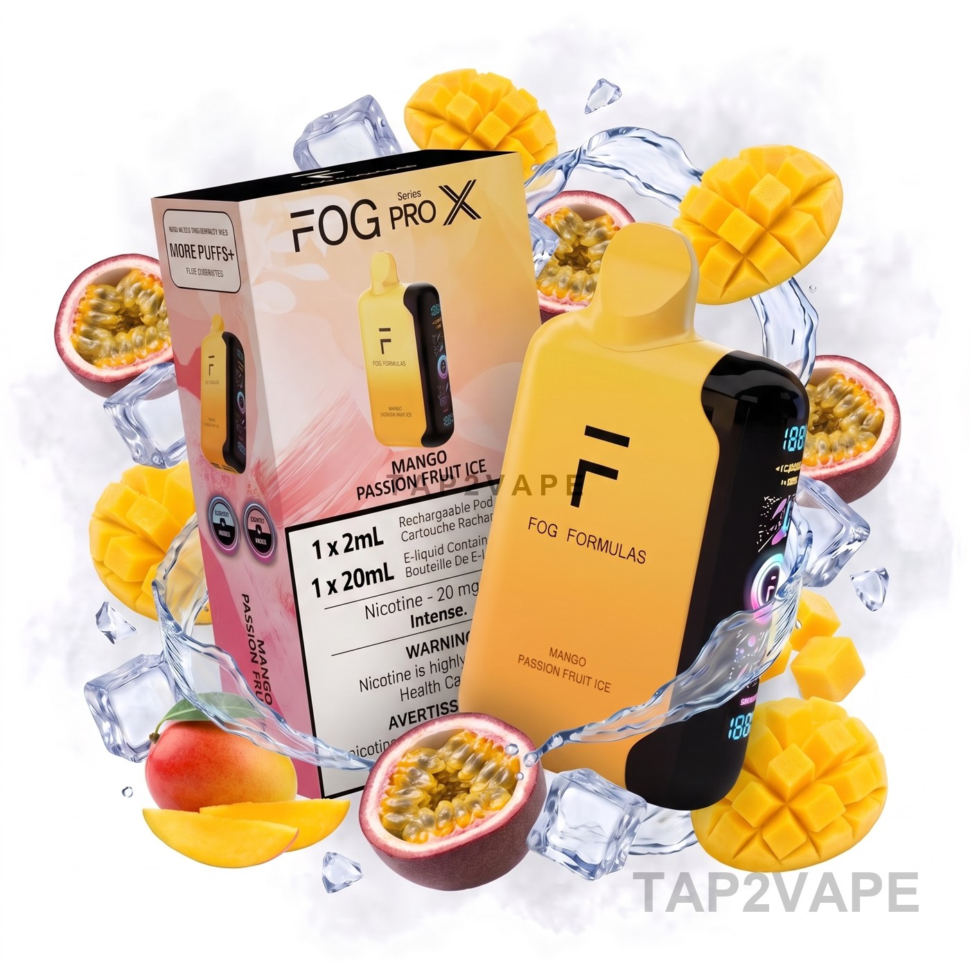 MANGO PASSION FRUIT ICE FOG PRO X