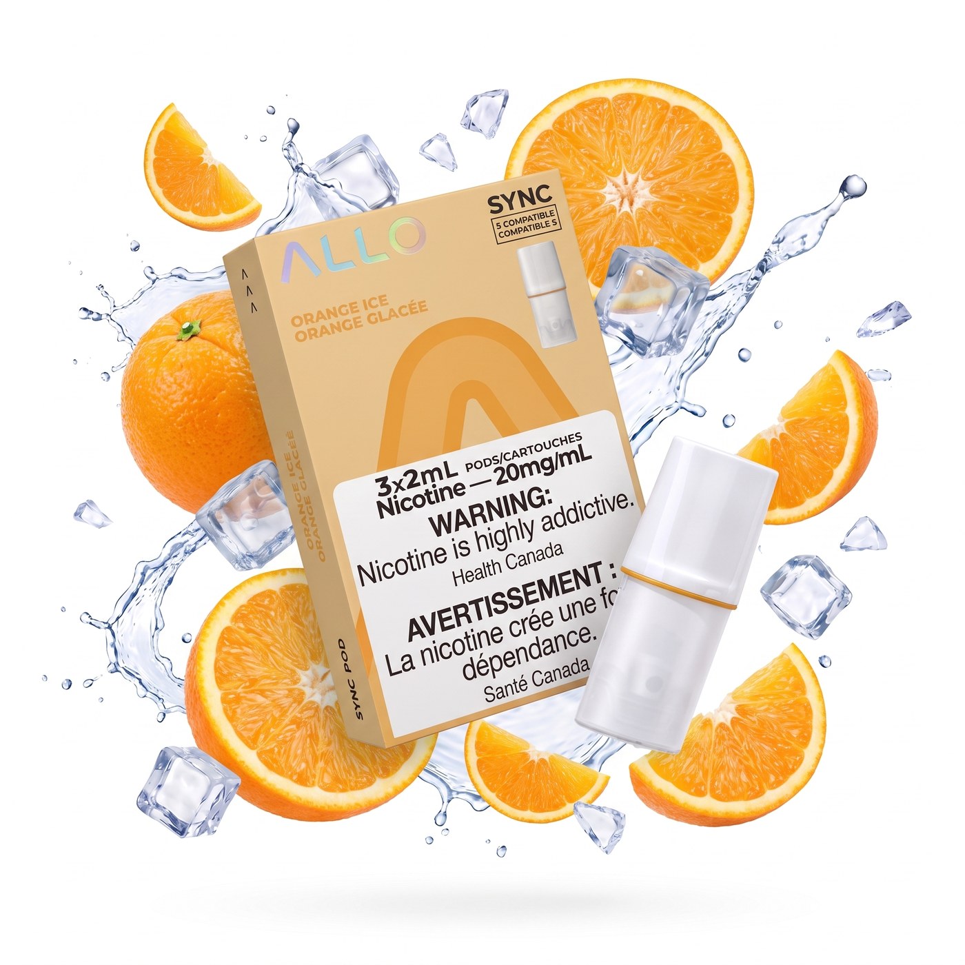 ORANGE ICE ALLO SYNC POD PACK