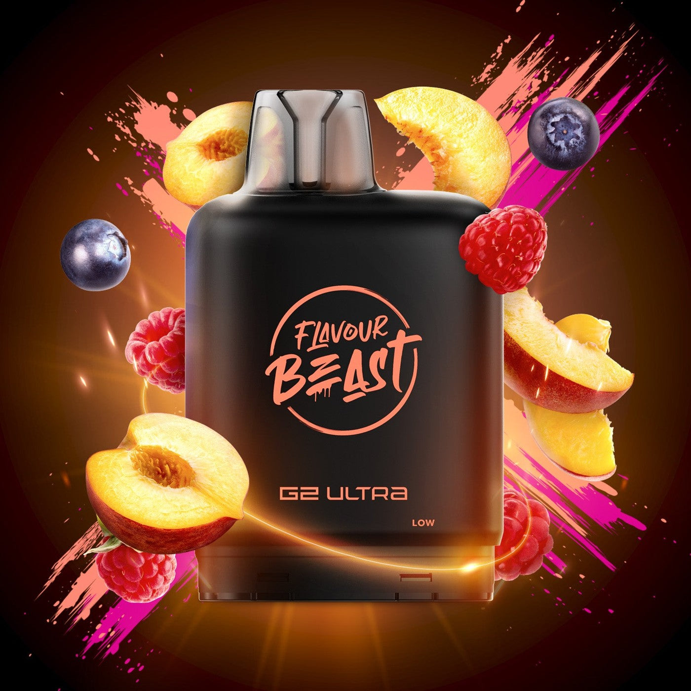 PACKIN' PEACH BERRY LEVEL X G2 ULTRA 50K POD pod