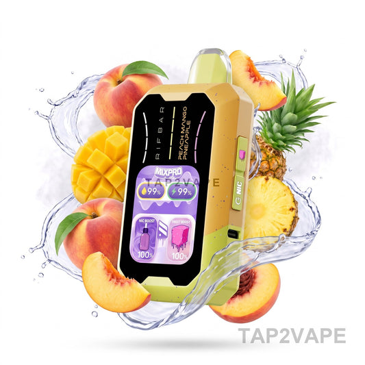 PEACH MANGO PINEAPPLE RIFBAR MIXPRO 40K