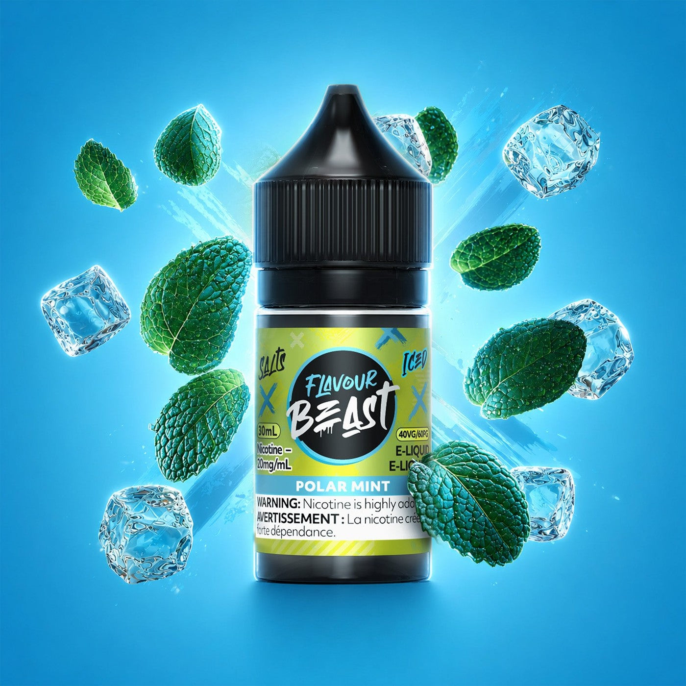 POLAR MINT ICED FLAVOUR BEAST 30mL salt nic e-liquid