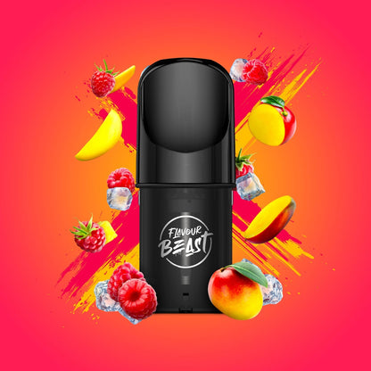 RAGIN' RAZZ MANGO ICED FLAVOUR BEAST POD PACK pod pack