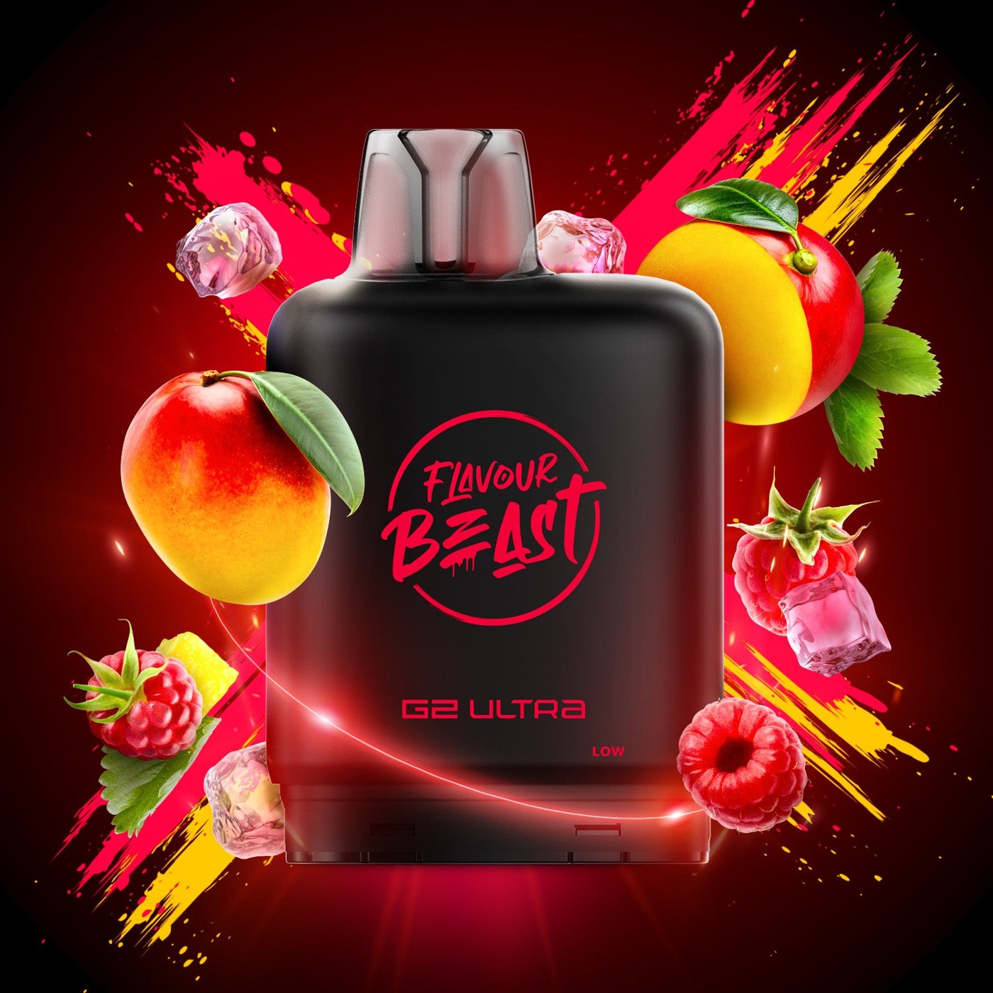 RAGIN' RAZZ MANGO LEVEL X G2 ULTRA 50K POD pod