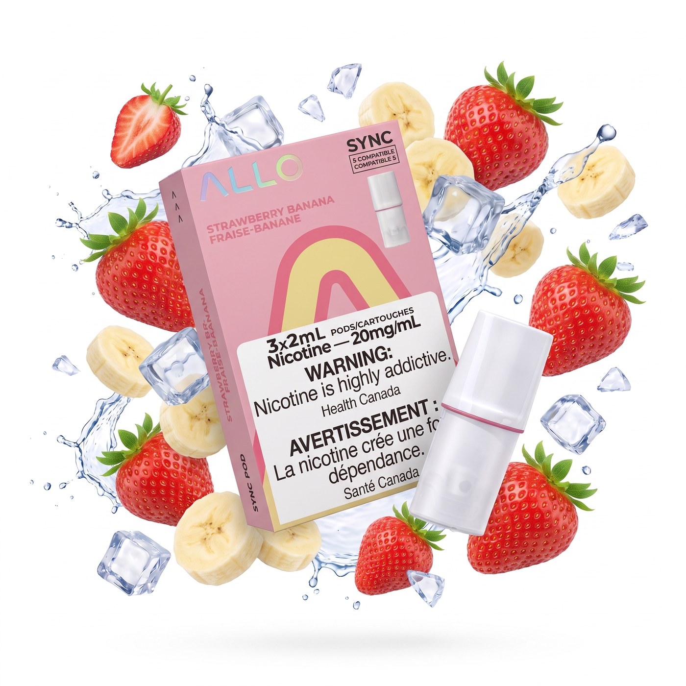 STRAWBERRY BANANA ALLO SYNC POD PACK