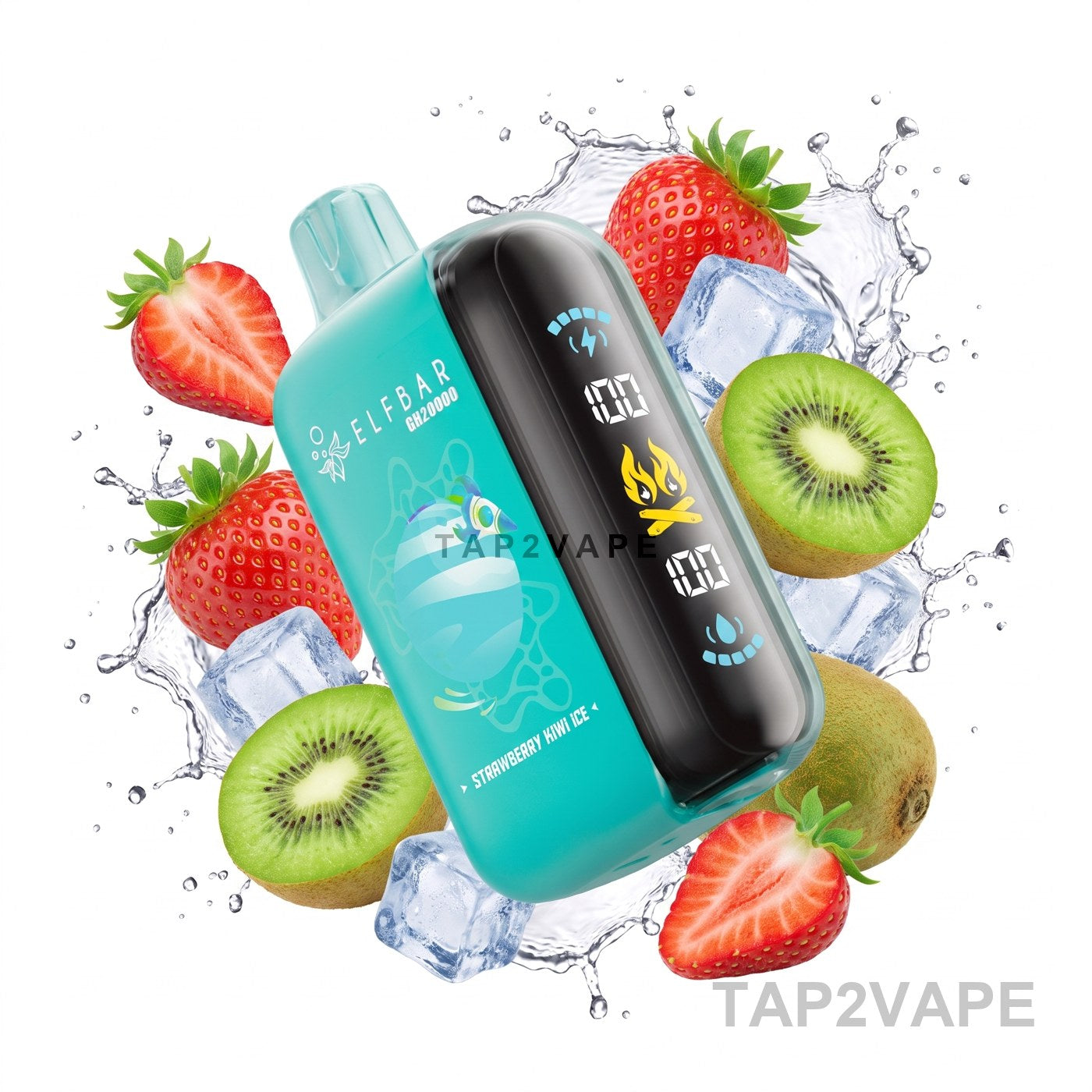 STRAWBERRY KIWI ICE ELF BAR GH20000
