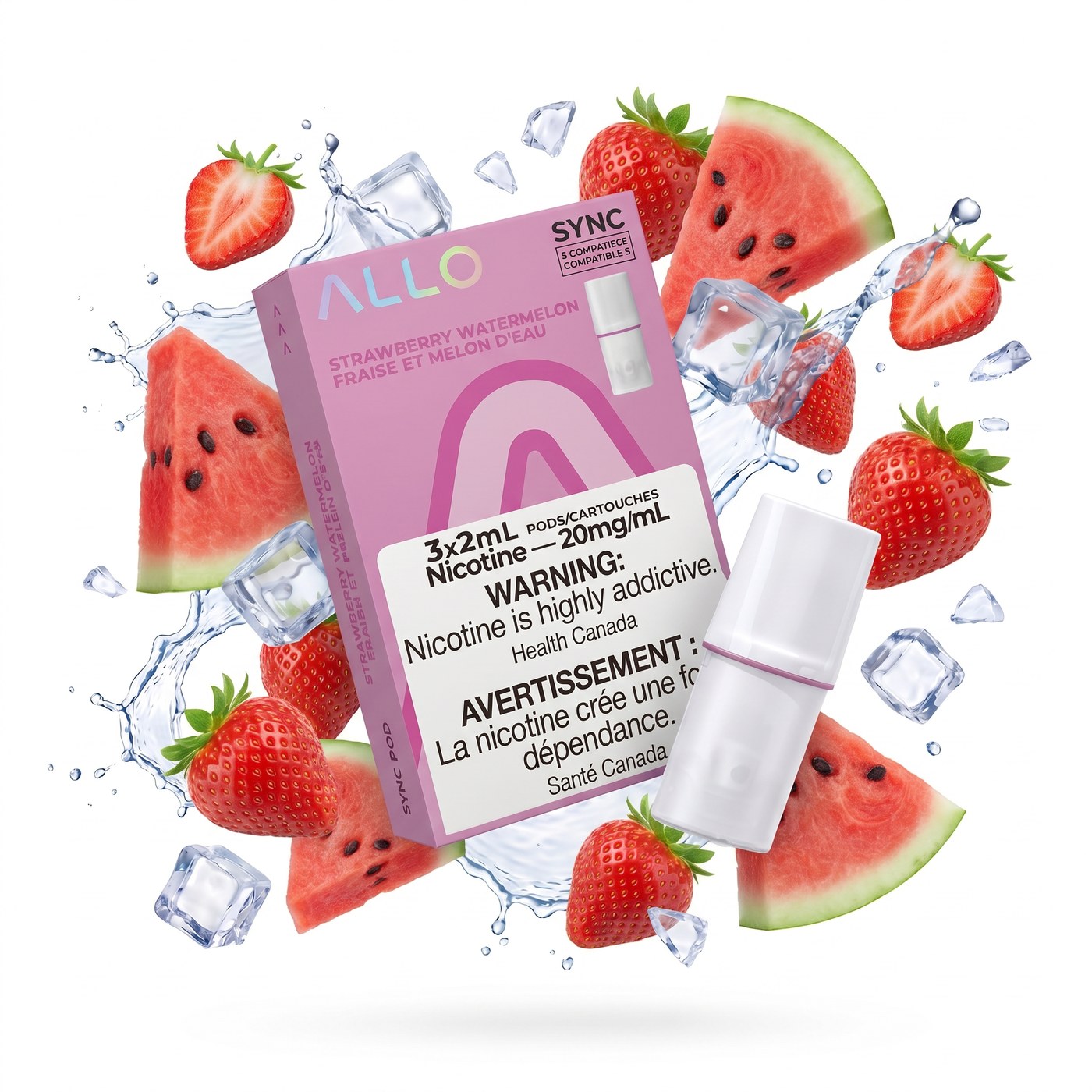 STRAWBERRY WATERMELON ALLO SYNC POD PACK