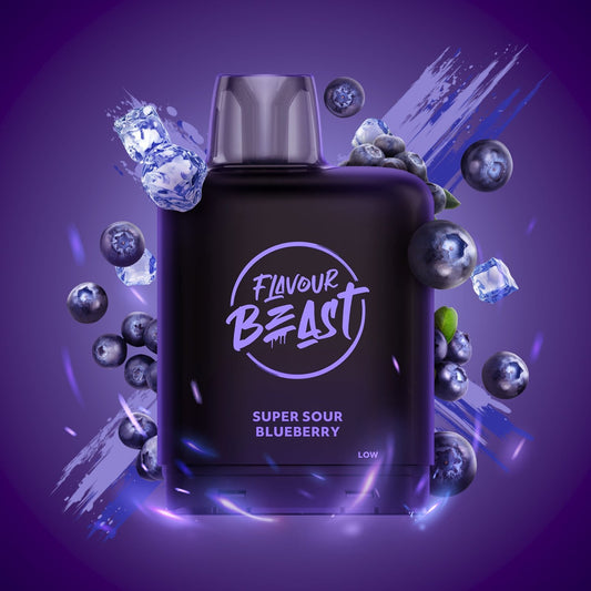 SUPER SOUR BLUEBERRY ICED LEVEL X BOOST G2 32K POD pod