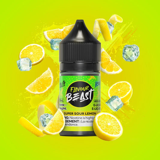 SUPER SOUR LEMON FLAVOUR BEAST 30mL salt nic e-liquid
