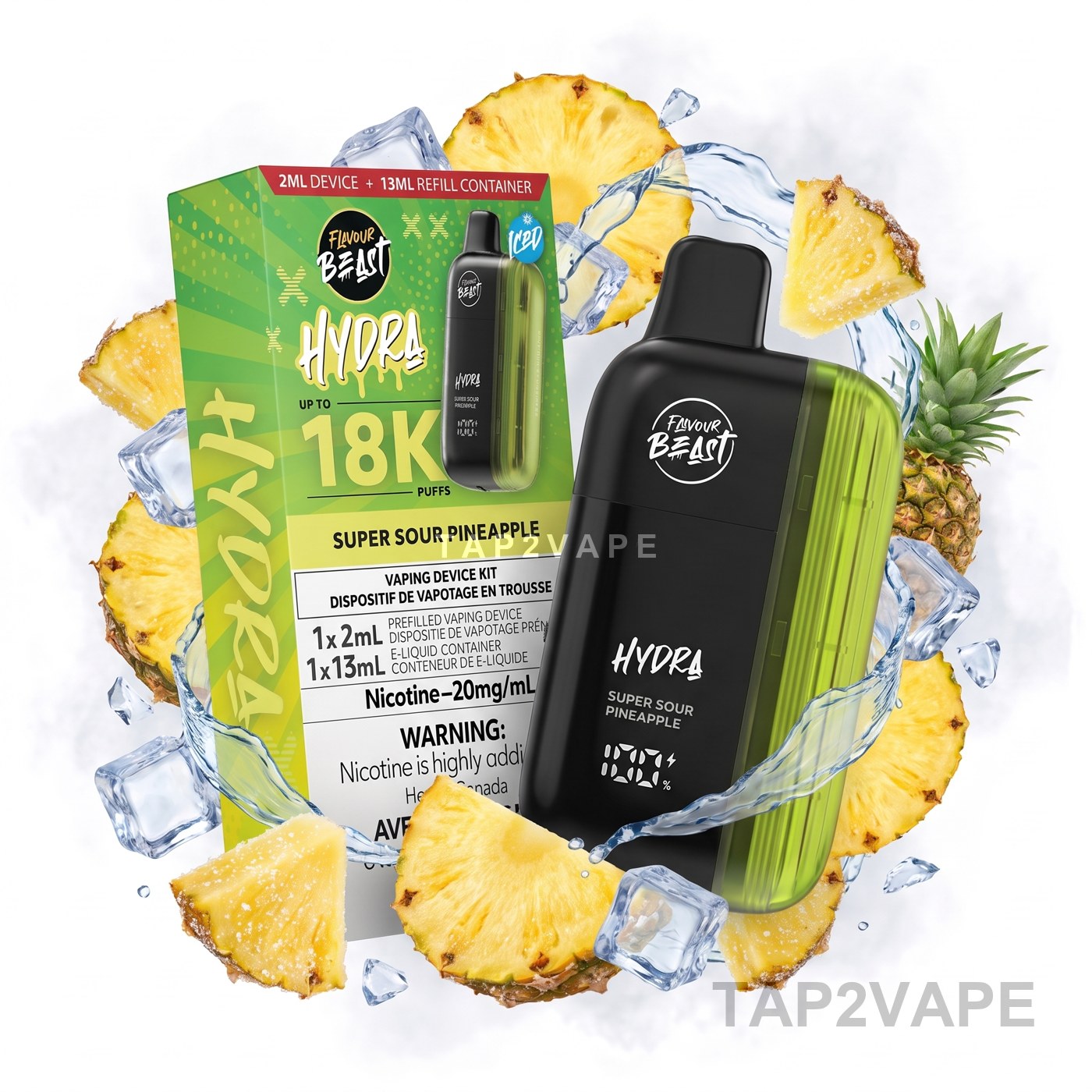 SUPER SOUR PINEAPPLE FLAVOUR BEAST HYDRA