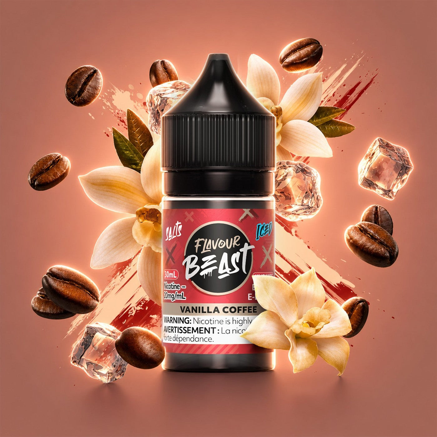 VANILLA COFFEE ICED FLAVOUR BEAST 30mL salt nic e-liquid