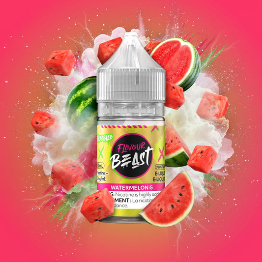 WATERMELON G FLAVOUR BEAST 30mL salt nic e-liquid
