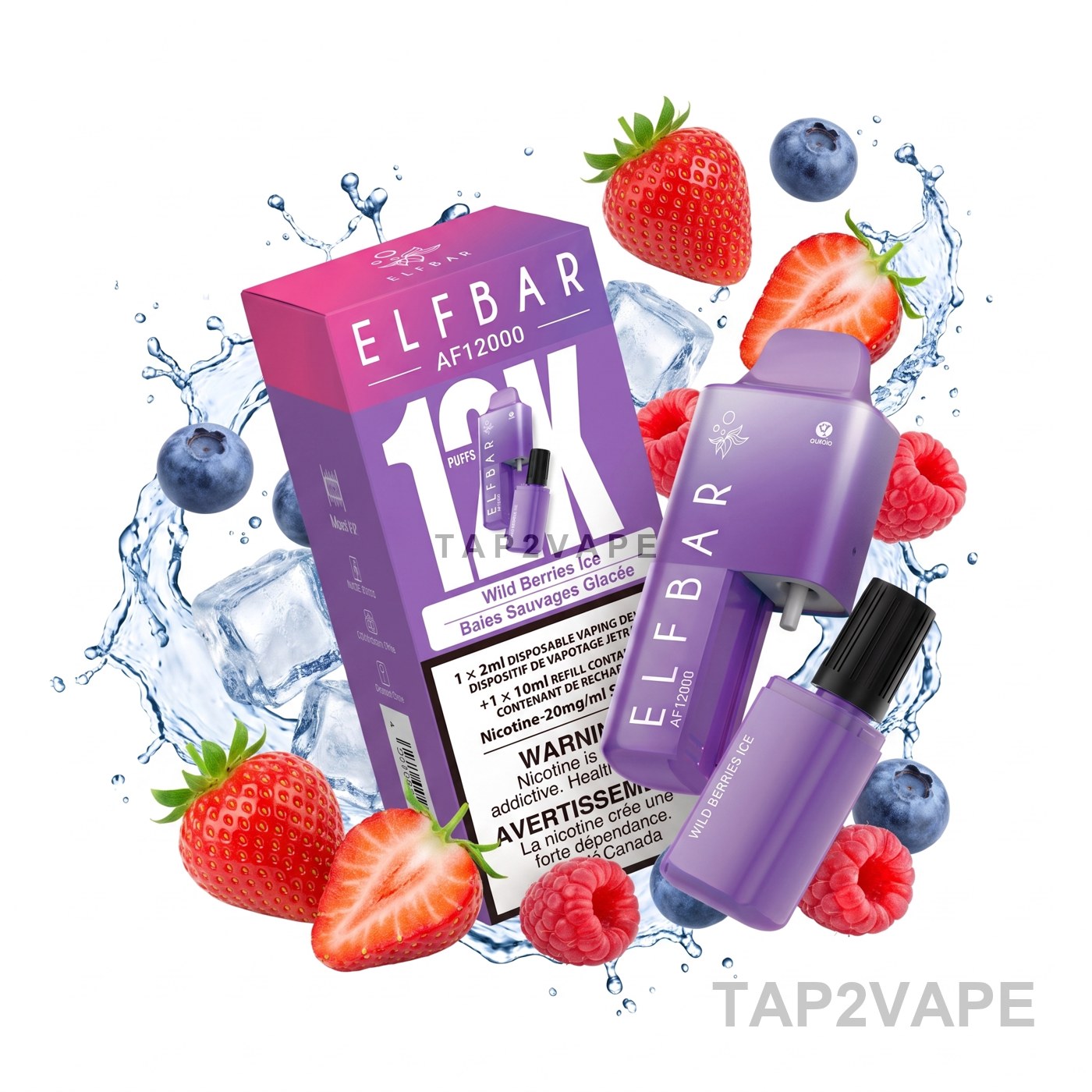 WILD BERRIES ICE ELF BAR AF12000
